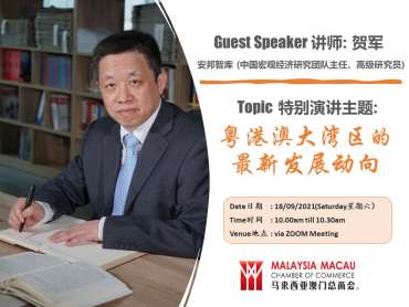 贺军：粤港澳大湾区的最新发展动向