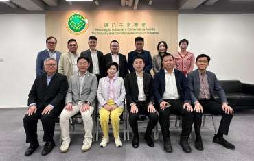 马澳门总商会；赴澳门探讨加强合作